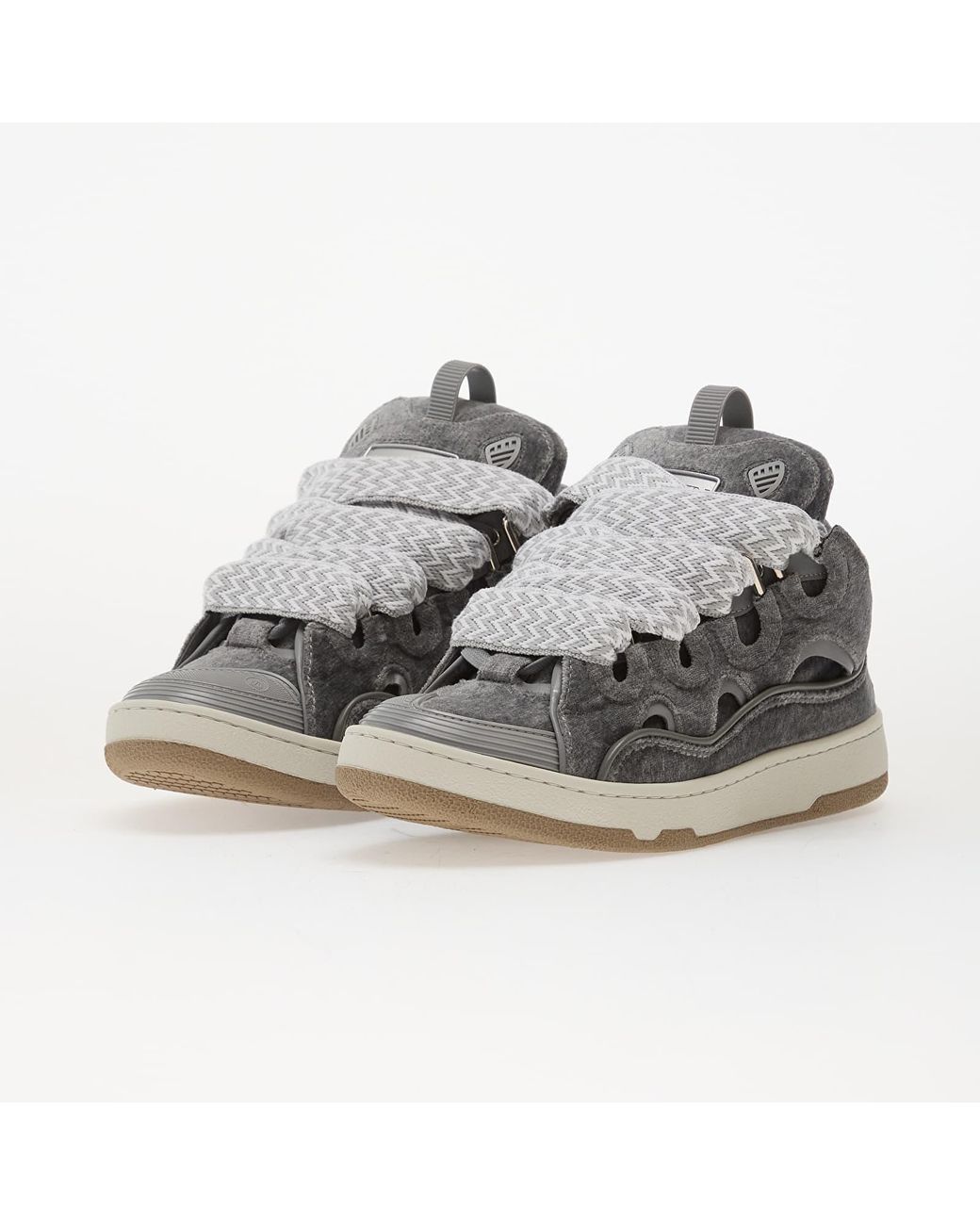 Lanvin Metallic Sneakers Curb Sneakers