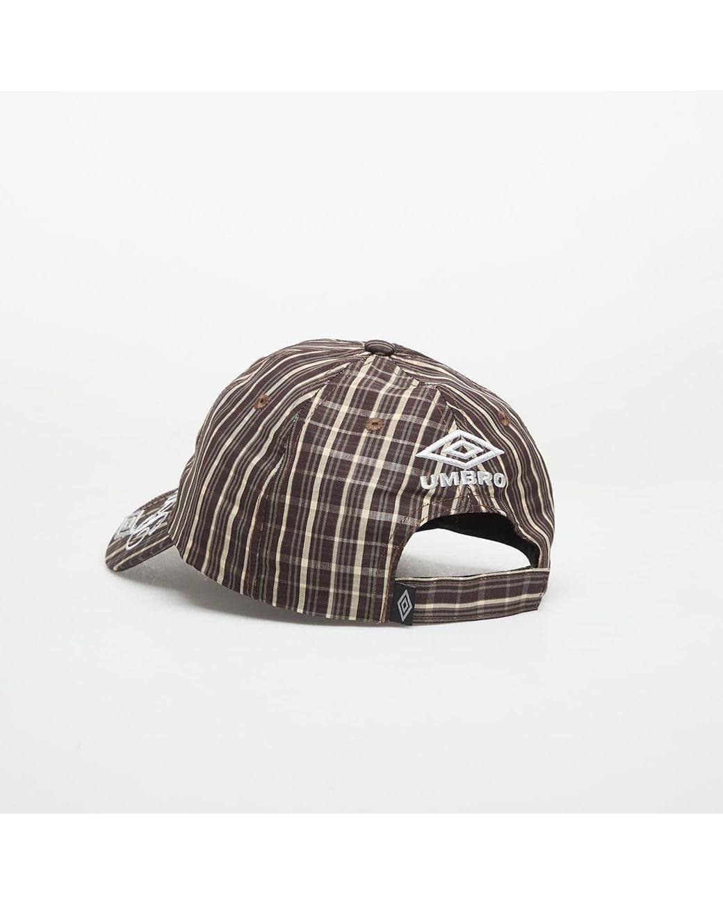 Umbro Multicolor Cap By Slamjam Check Hazard Cap/ Dark