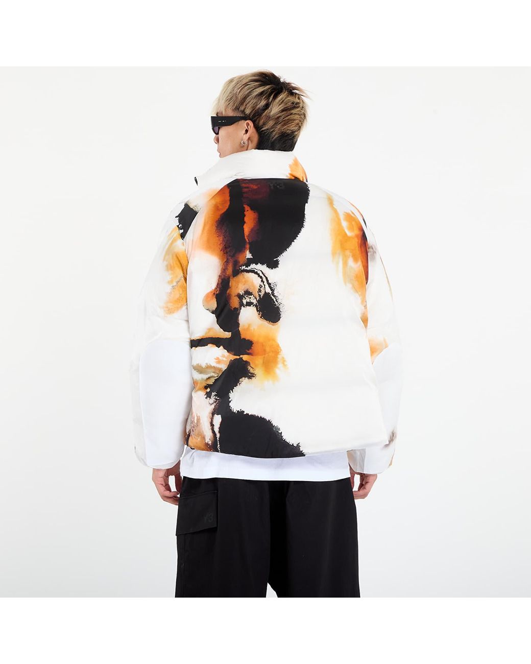Y-3 Metallic Jacket M Aop Puff Jacket for men