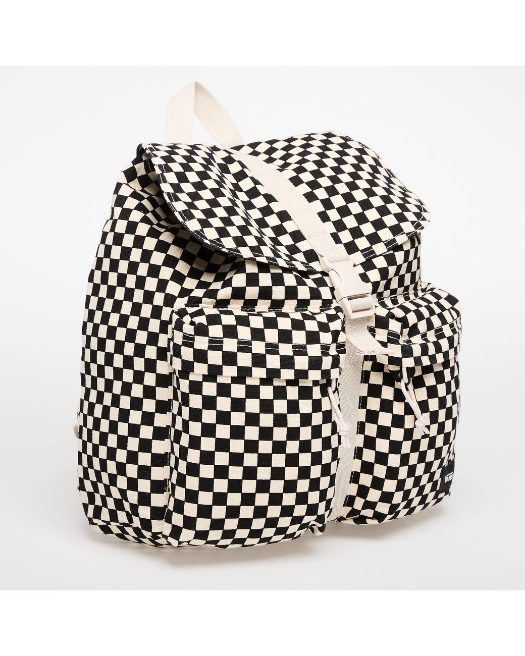 Vans Black Rucksack Scatter Backpack/ Natural
