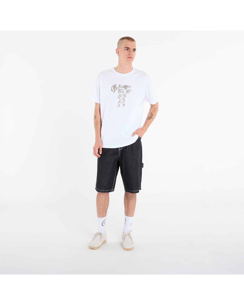 Dime T-Shirt Fighter T-Shirt in het White