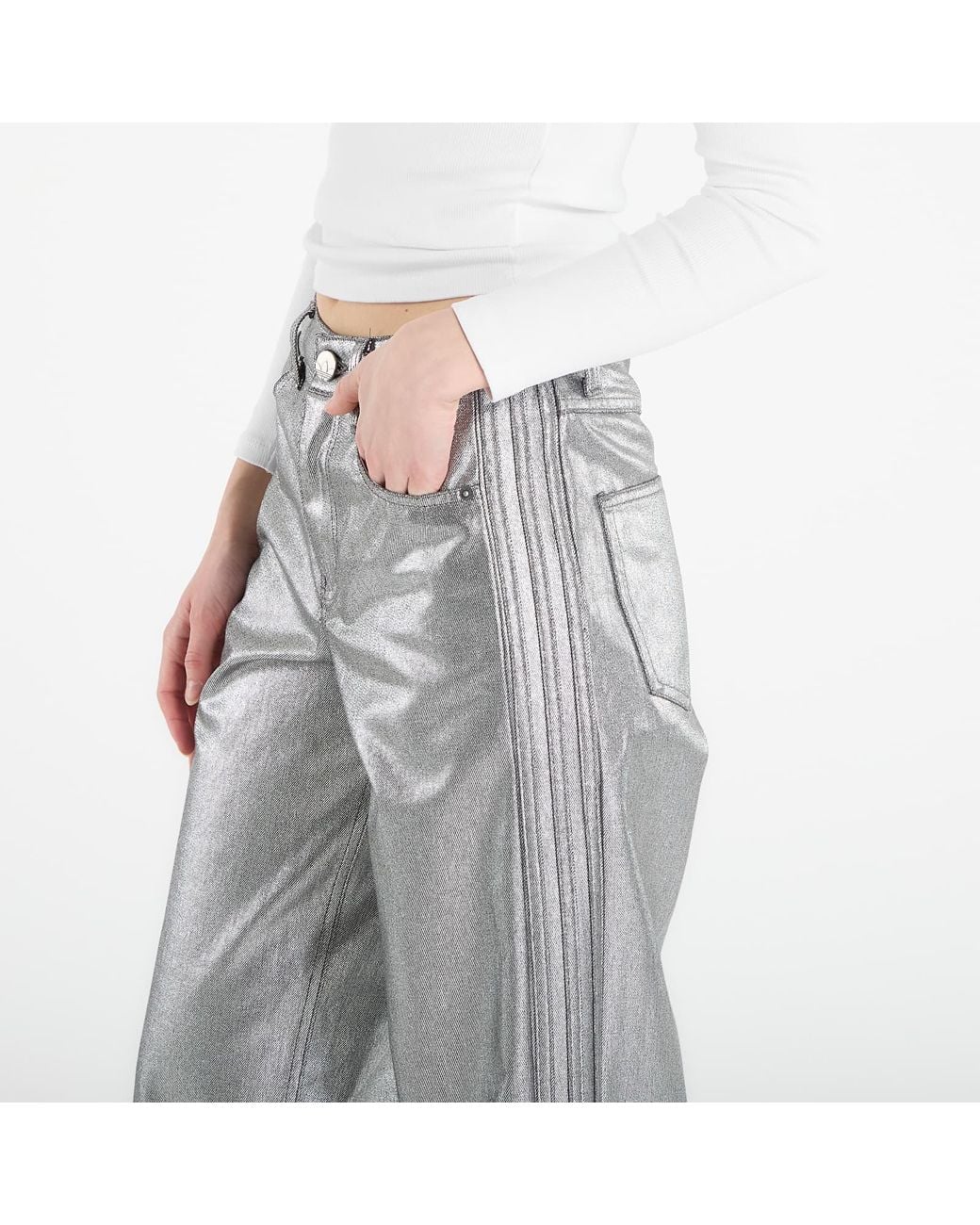 Adidas Originals Gray Jeans Adidas Firebird Track Pants D