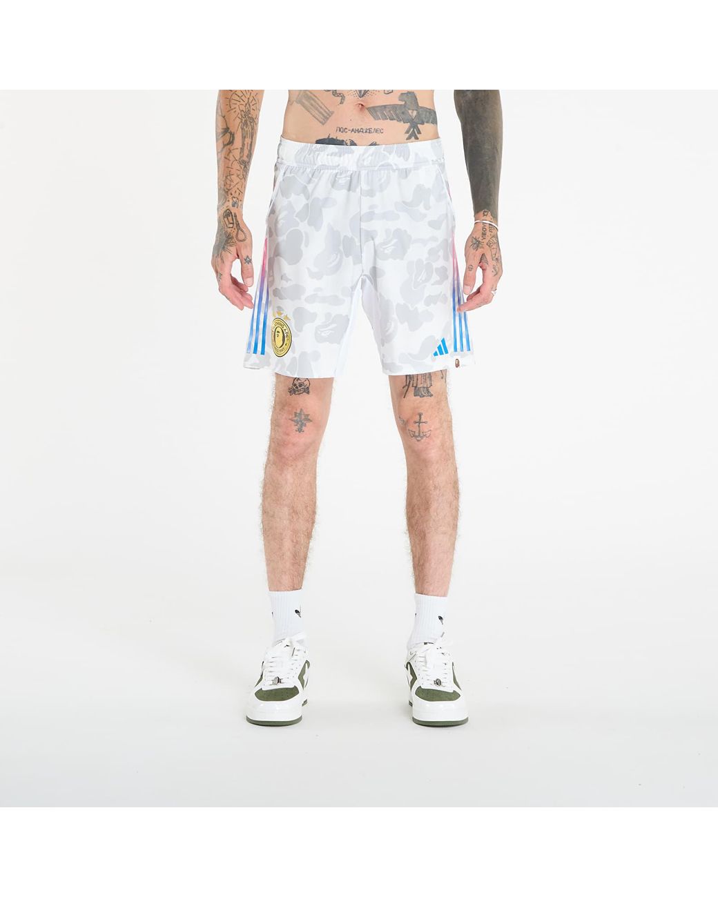 adidas gazelle silver green womens Superstar Black Mesh Shorts (Pink & Blue)  Superstar Clothing