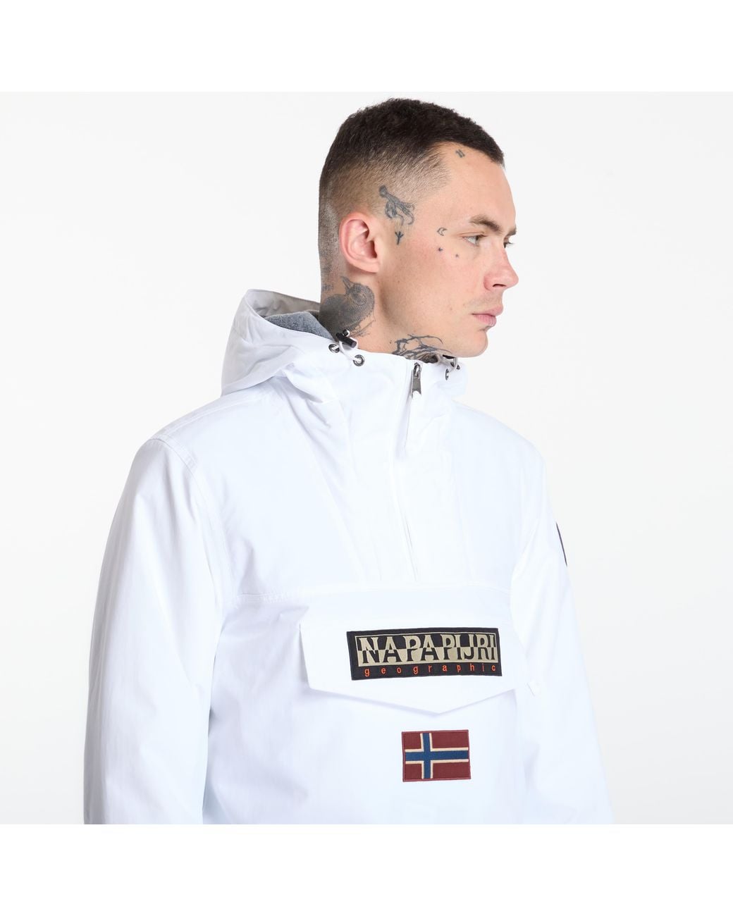 Napapijri Jas Rainforest Winter 3 Jacket in het White voor heren