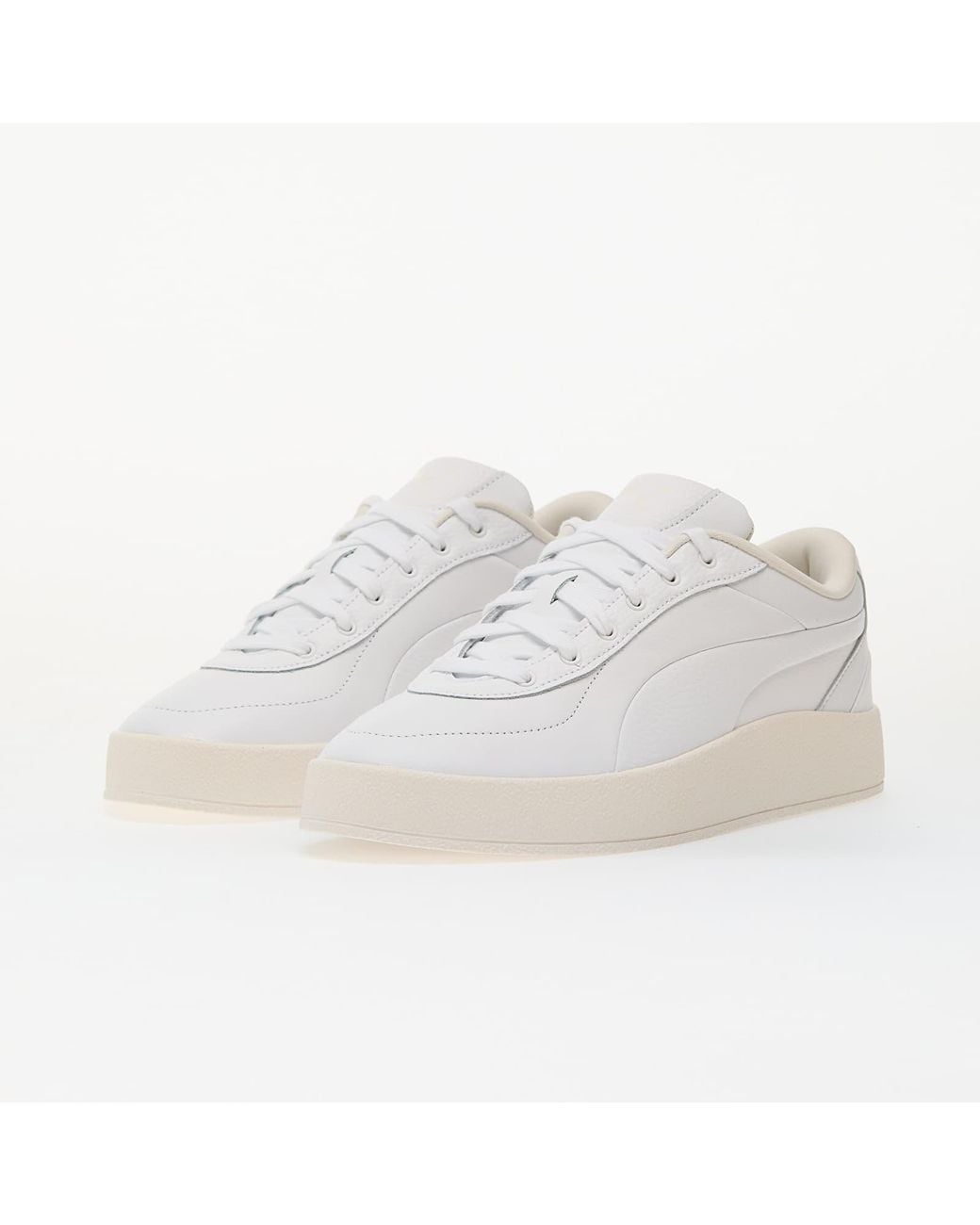 PUMA White Sneakers Ca Luxe -Warm