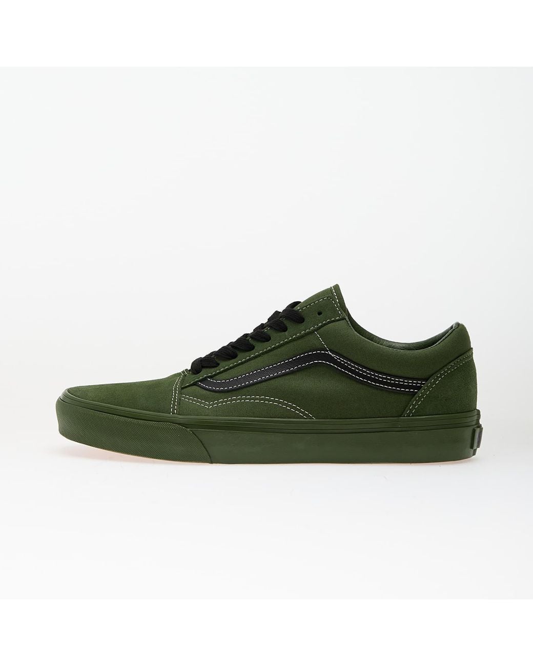 Vans Green Old Skool Sidewall Sneakers