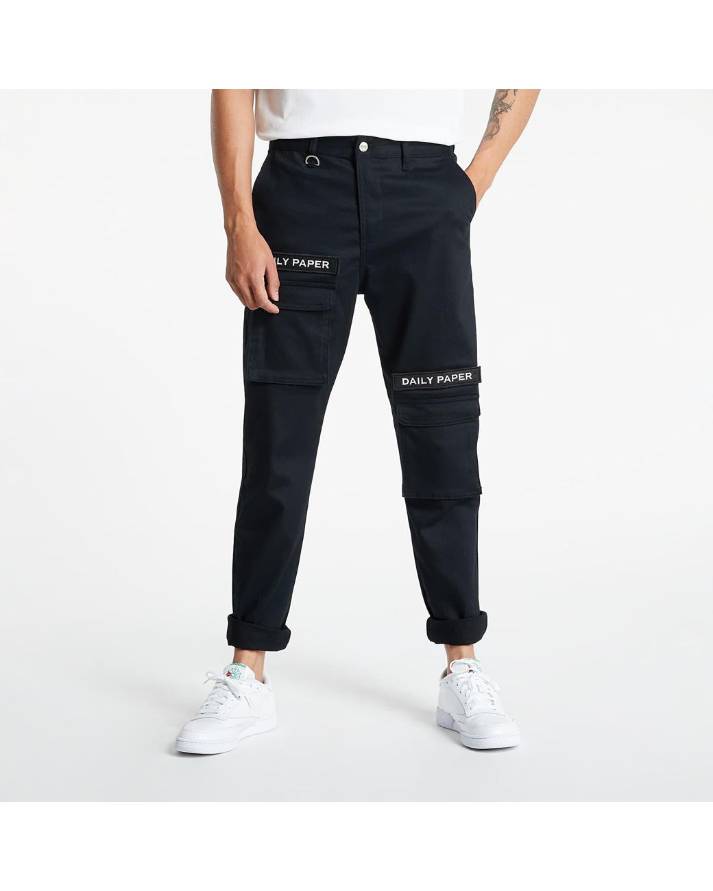 Daily Paper Cargo Pants Black for Men 