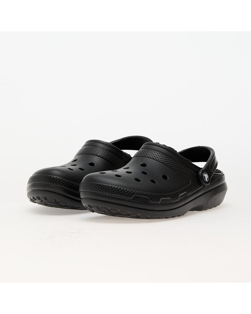 CROCSTM Black Lined Clog Slip-On Shoes for men