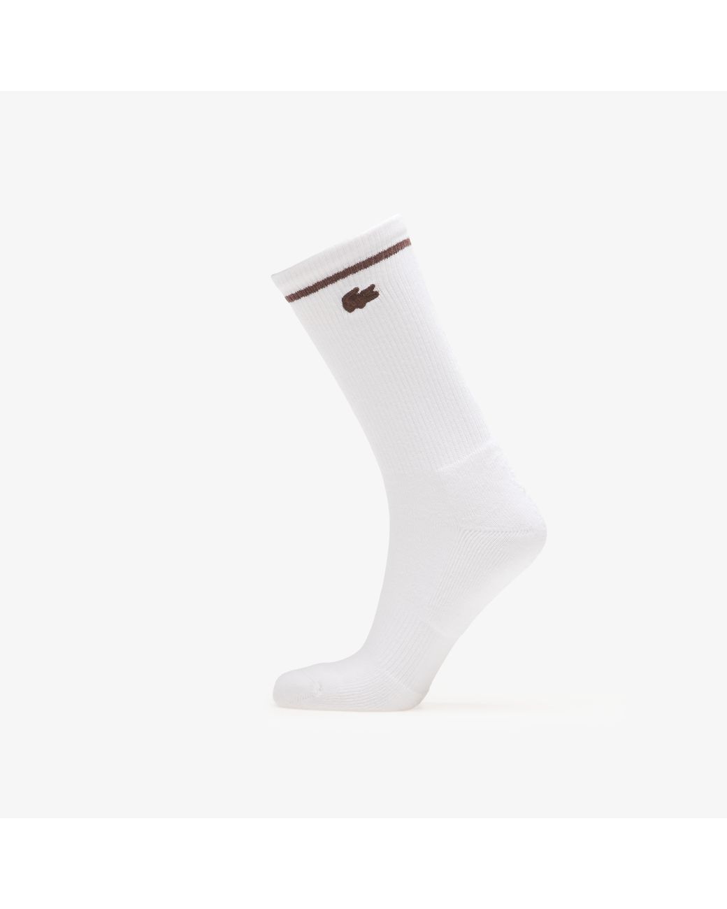 Lacoste White Crew Socks