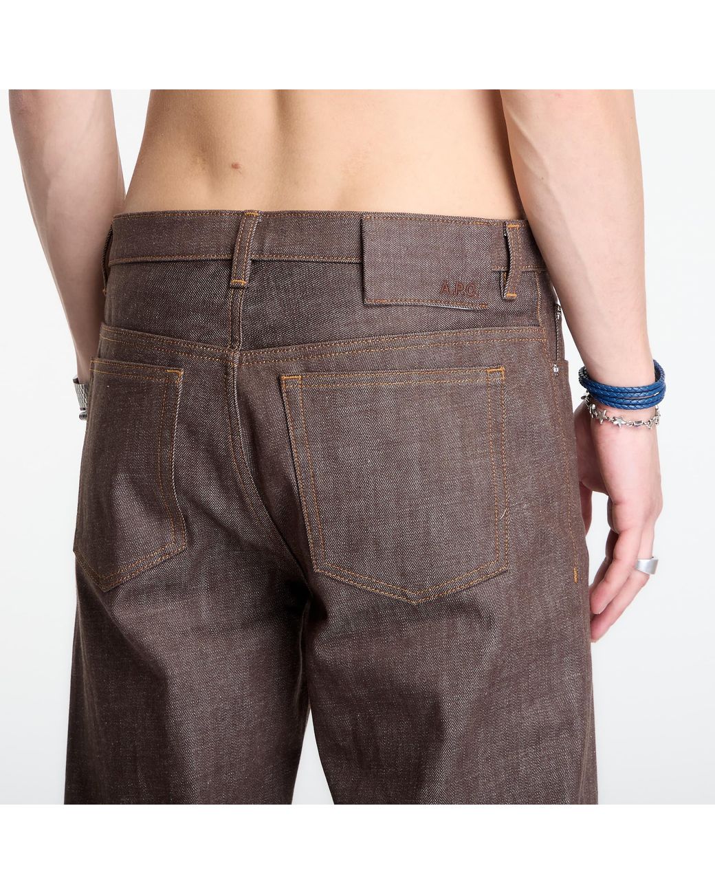 A.P.C. Brown Pants Arno Jeans for men
