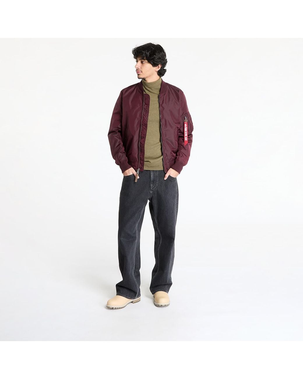 Alpha Industries Red Jacket Inc. Ma-1 Tt Two Tone for men