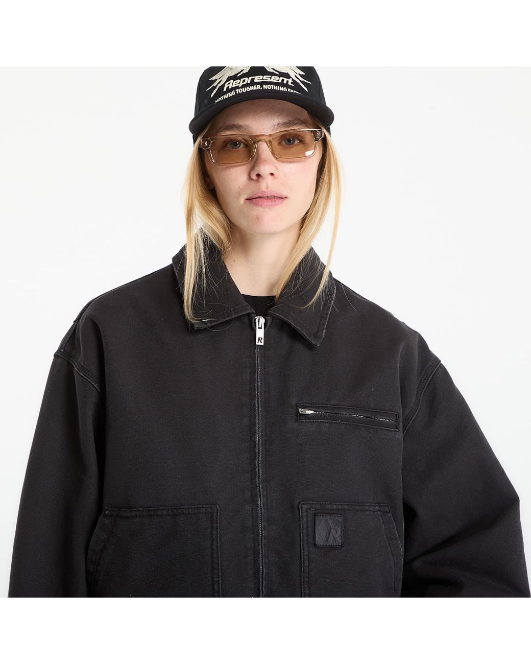 Represent Jas Worker Jacket in het Black