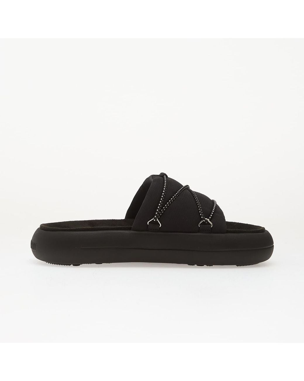 Moon Boot Black Shoes Icon Slide