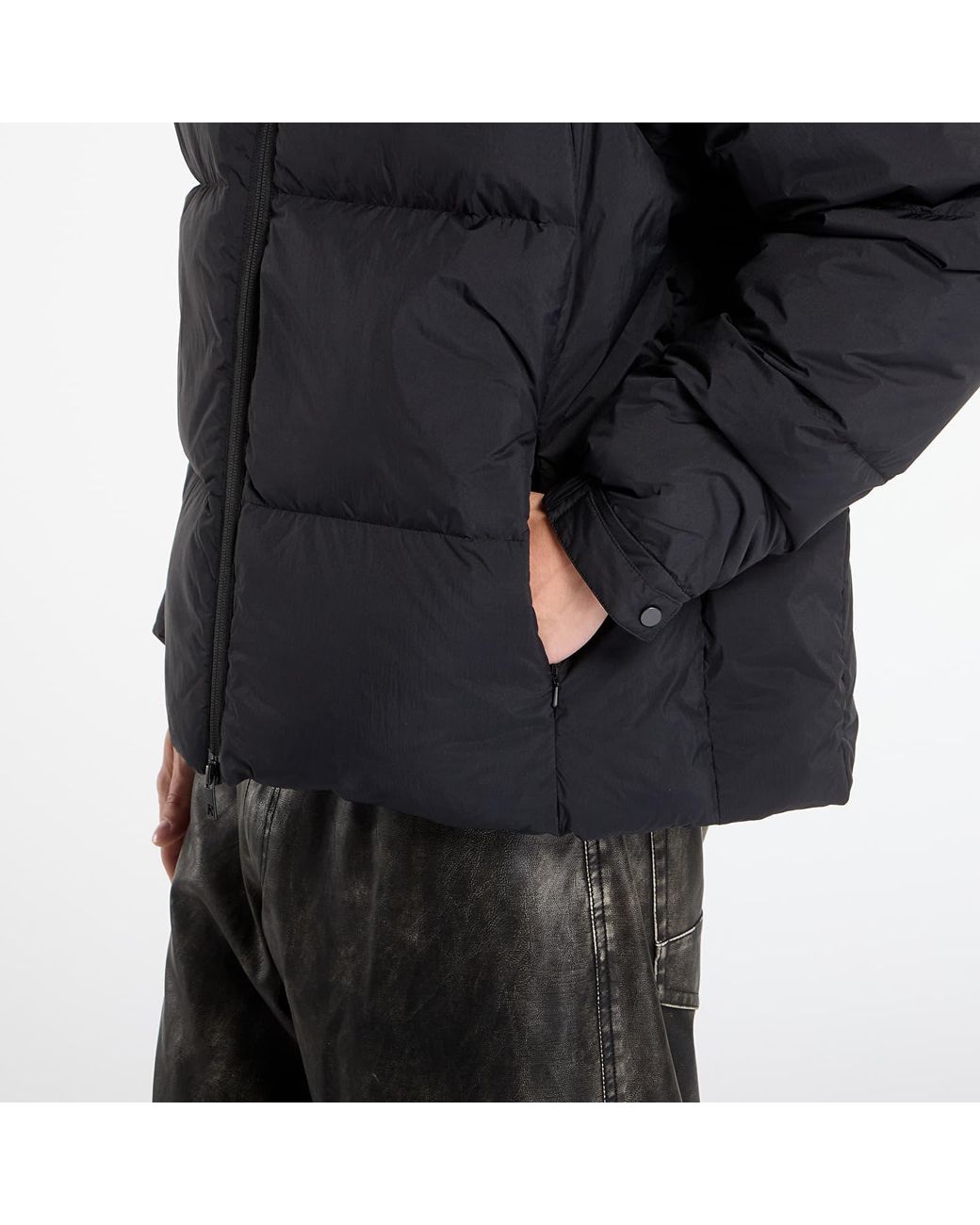 Represent Jas Funnel Neck Puffer in het Black voor heren