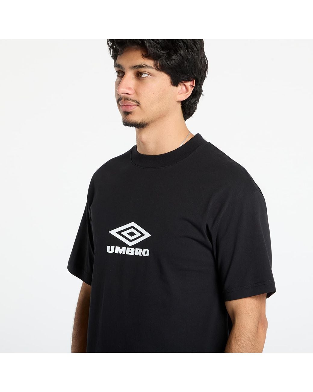 Umbro T-Shirt Basic T-Shirt in het Black voor heren