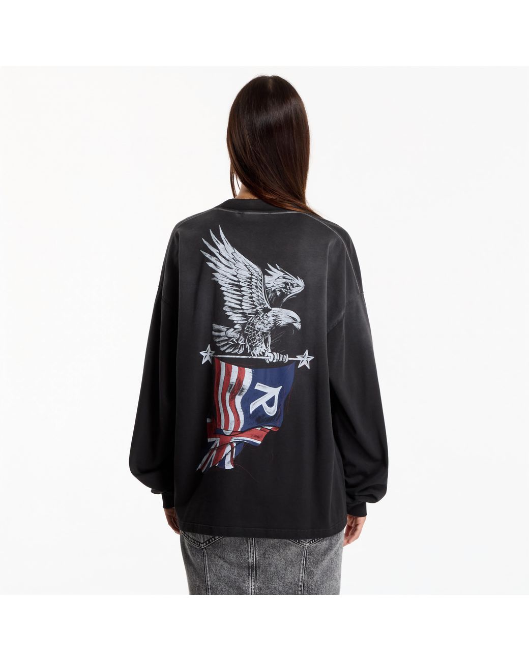 Represent Black T-Shirt Eagle Ls T-Shirt