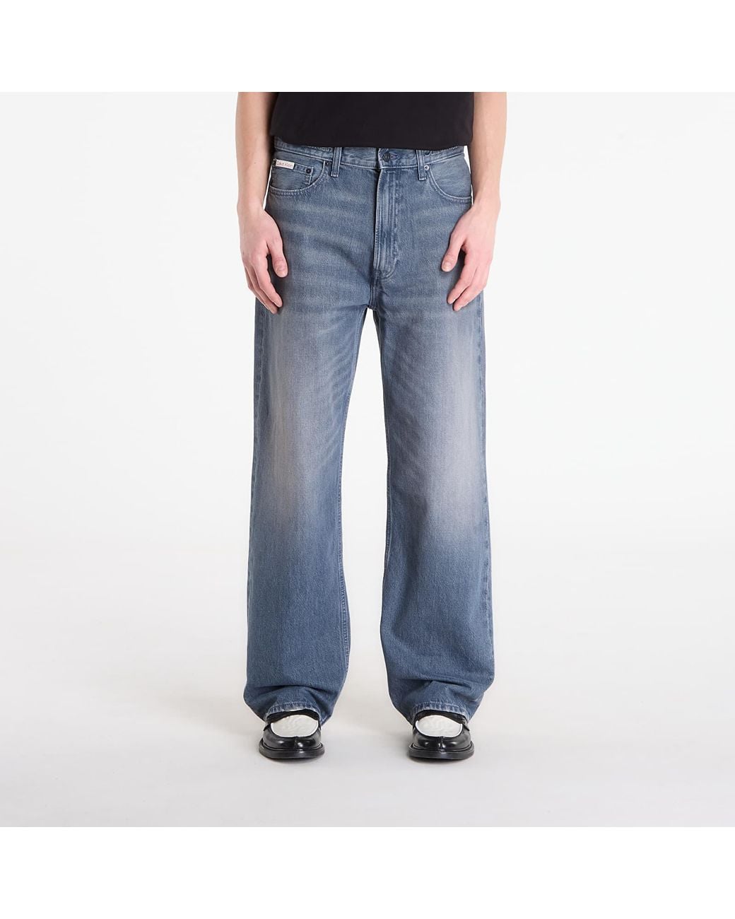 パンツ   BAGGY BLUE ASH STONE JEAN Calvin Klein Pants Jeans Baggy Ash Stone Jeans in Blue for Men | Lyst