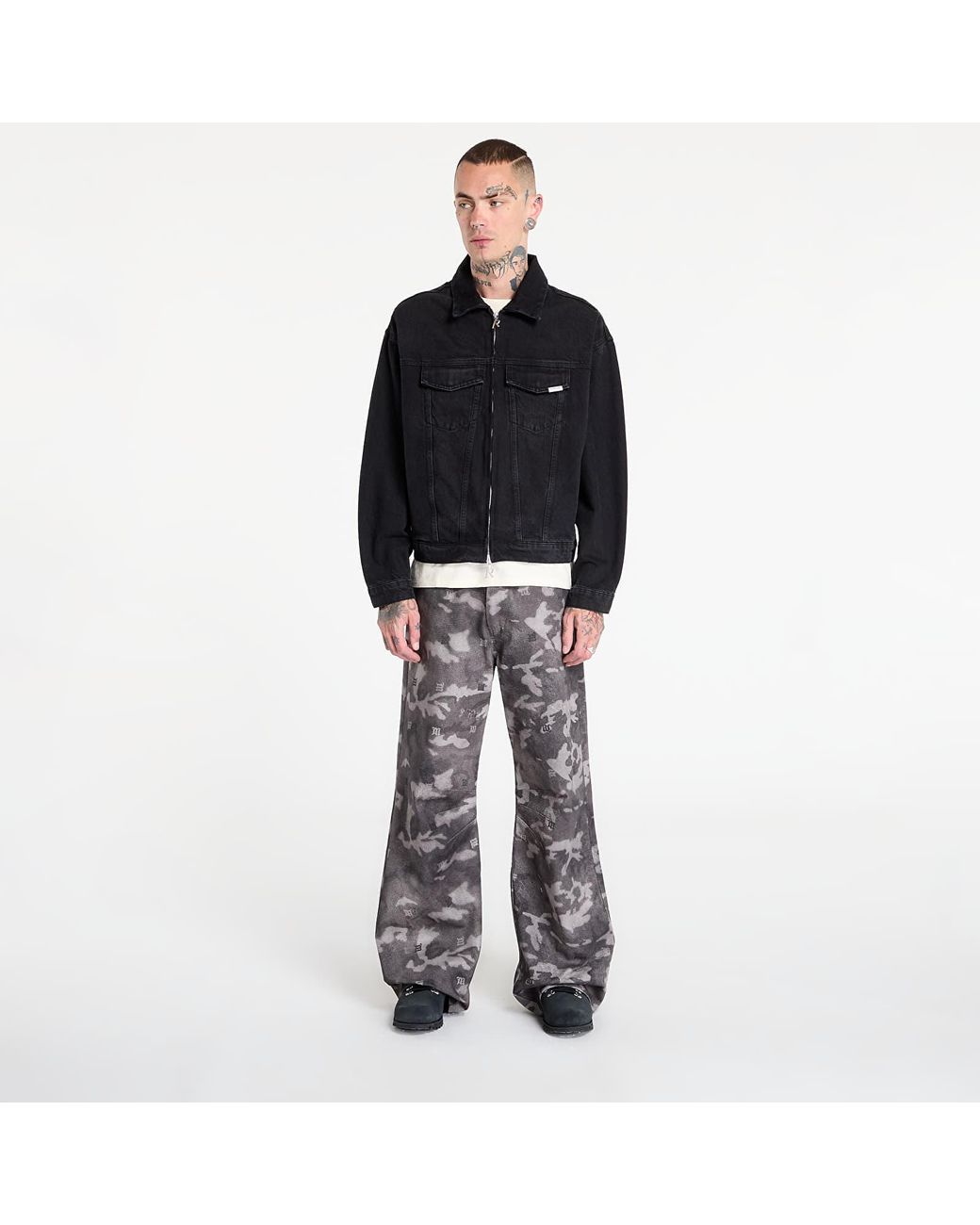 Represent Black Jacket R4 Denim Jacket for men