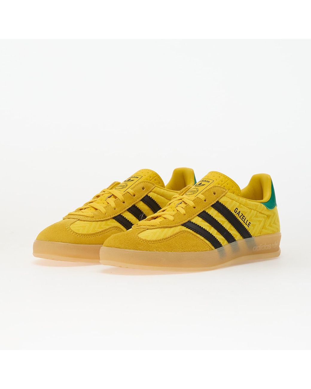 Adidas Originals Sneakers Adidas Gazelle Indoor W Eqtyel/ Core/ Gum Eur in het Yellow