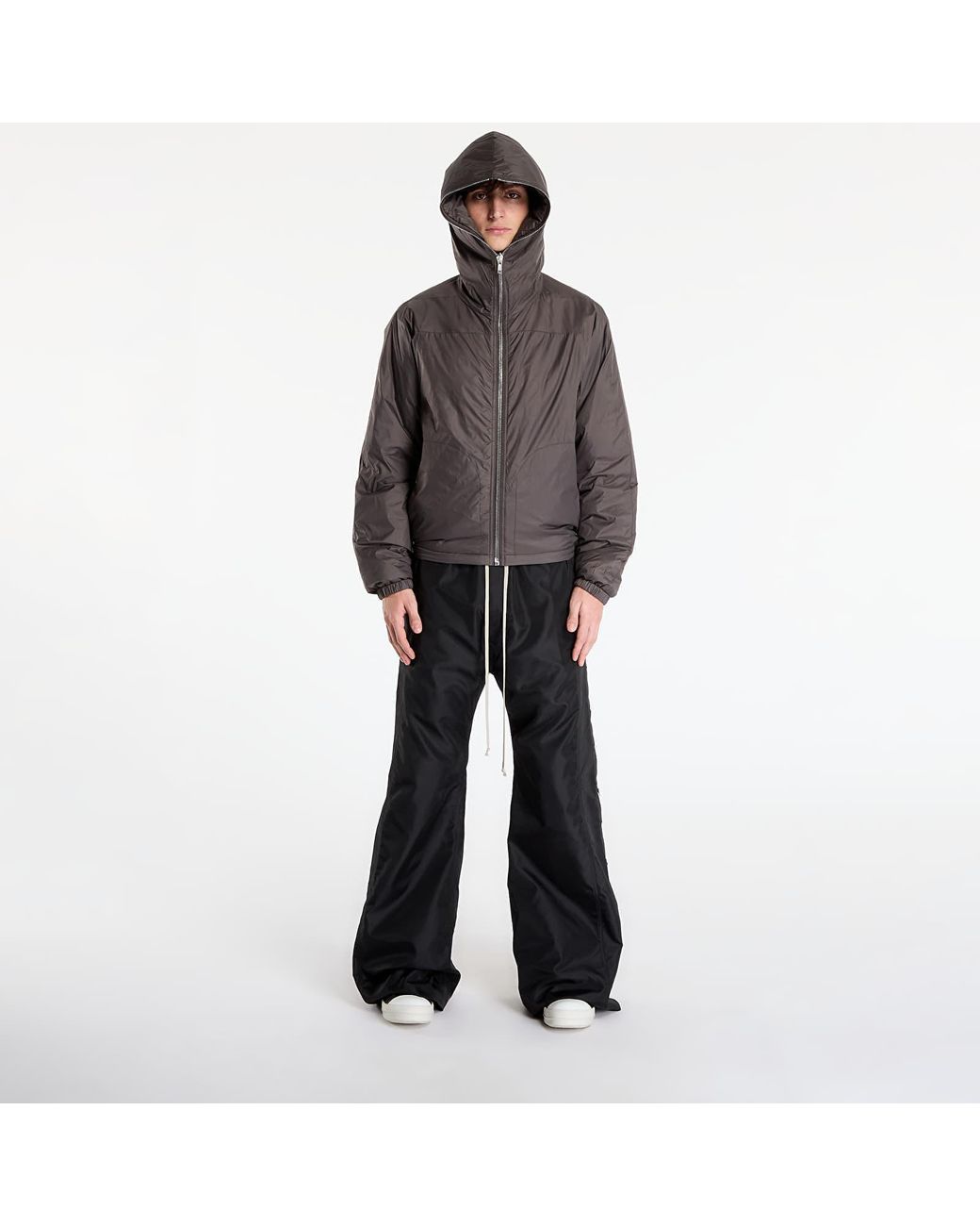 Rick Owens Brown Jacket Sealed Windbreaker for men