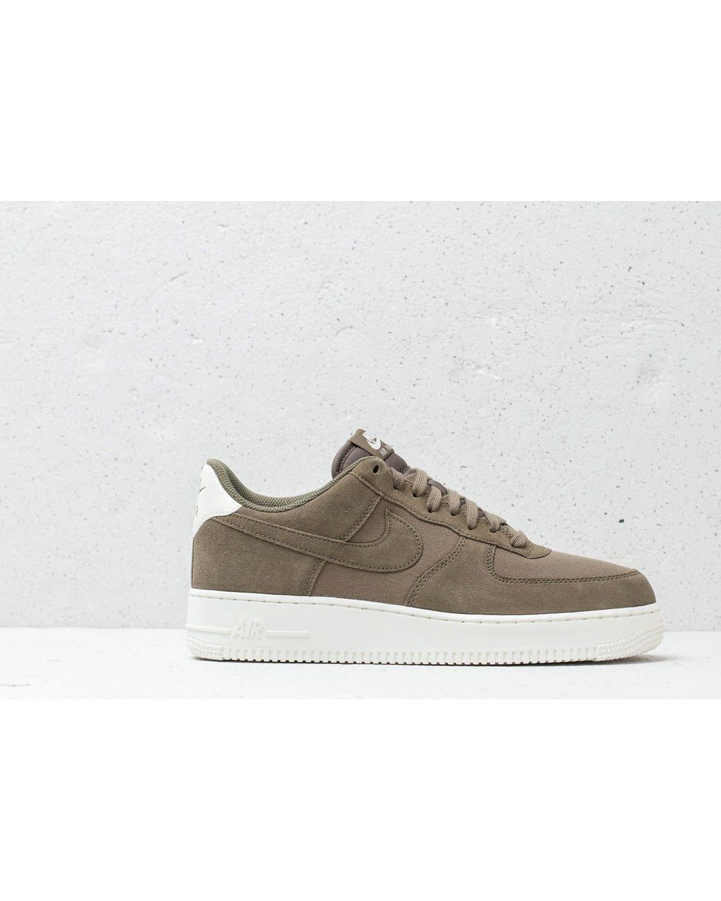 Nike Air Force 1 '07 Suede Medium Olive/ Medium Olive-sail in Green for Men  | Lyst