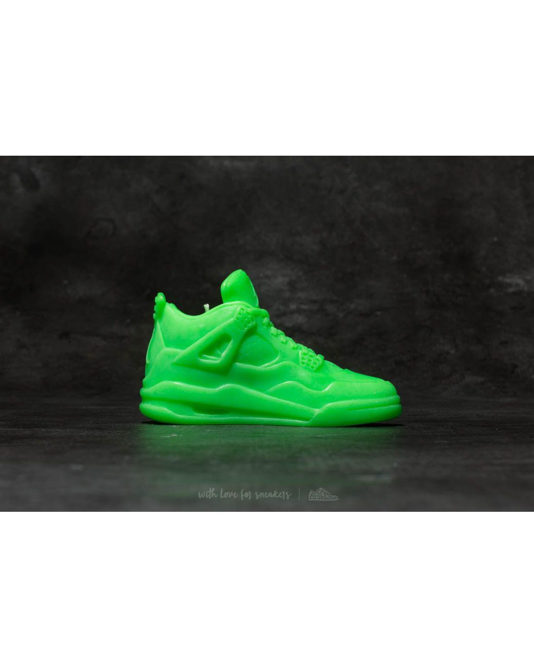 Footshop What The Shape Air Jordan 4 Candle Neon Green for Men | Lyst