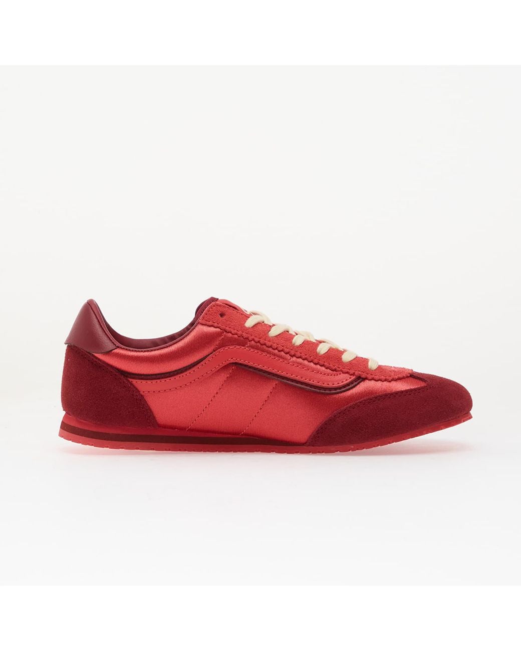 Vans Red Super Lowpro Low-Top Sneakers