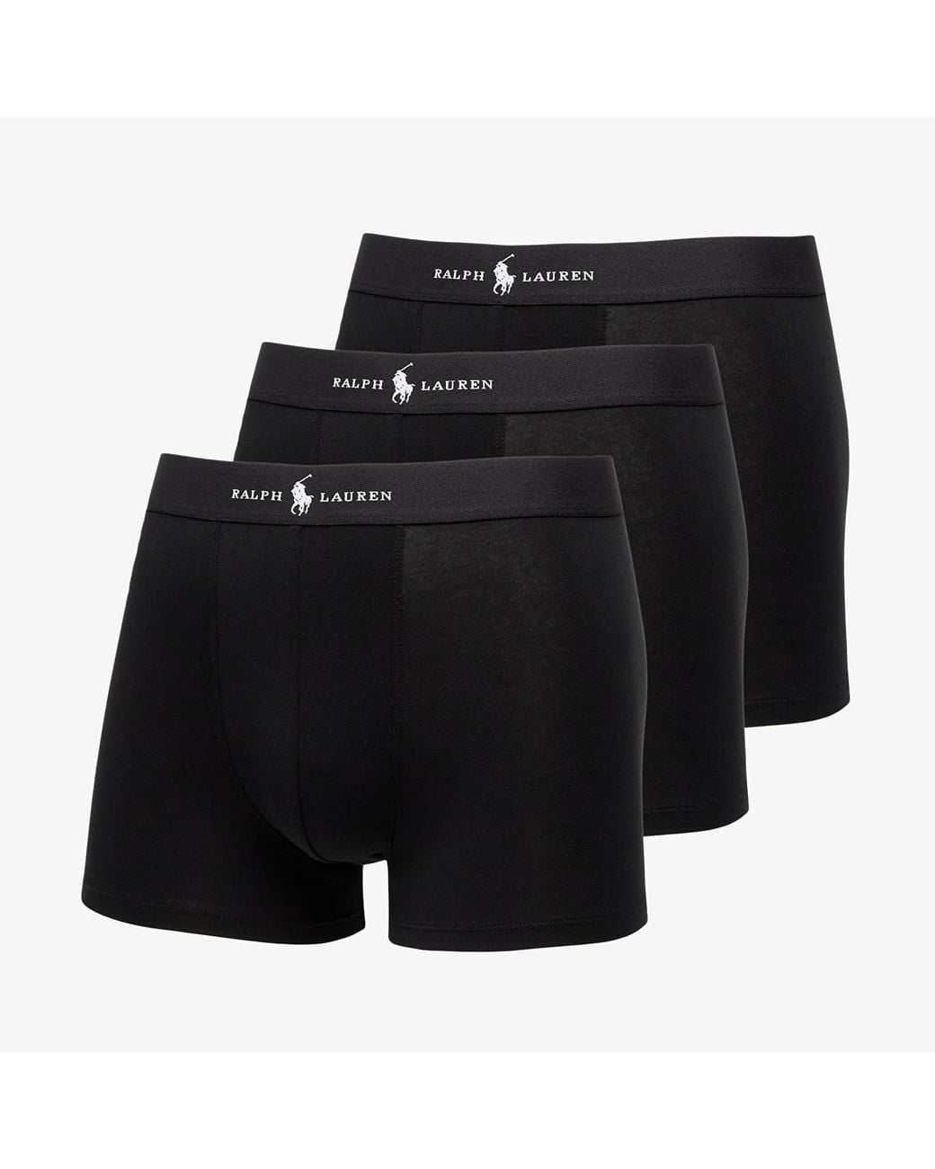 Ralph Lauren Boxers Clssic Trunk 3-Pack Trunk in het Black voor heren