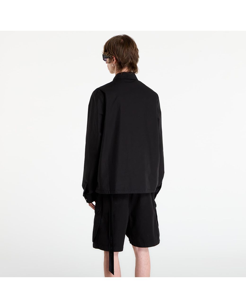 Rick Owens Jas Zipfront Jacket in het Black voor heren