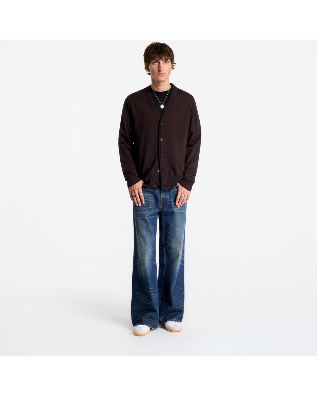 Pull classic cardigan l Fred Perry pour homme en coloris Black