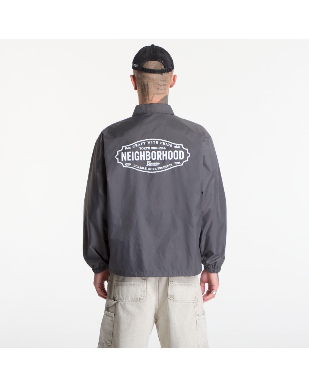 Neighborhood Gray Jacket Windbreaker Jacket-1 for men