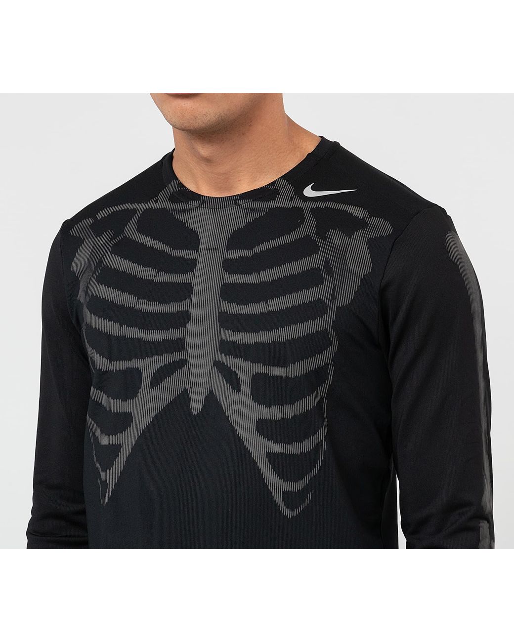 Nike Lab Skeleton Long Sleeve Tee Black for Men | Lyst