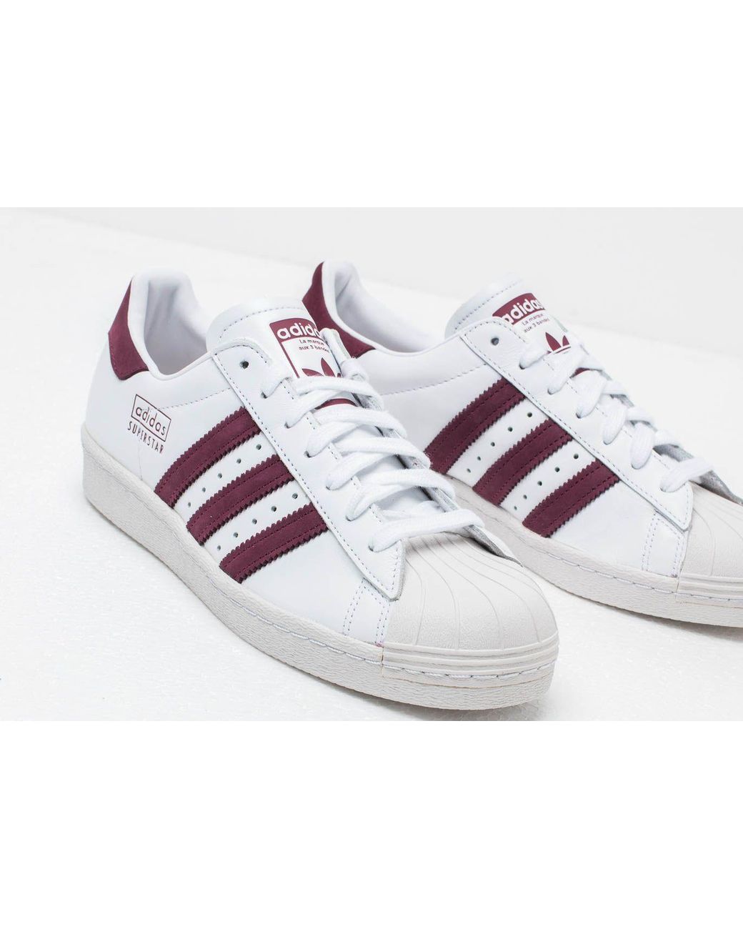 adidas superstar 80s primeknit men purple