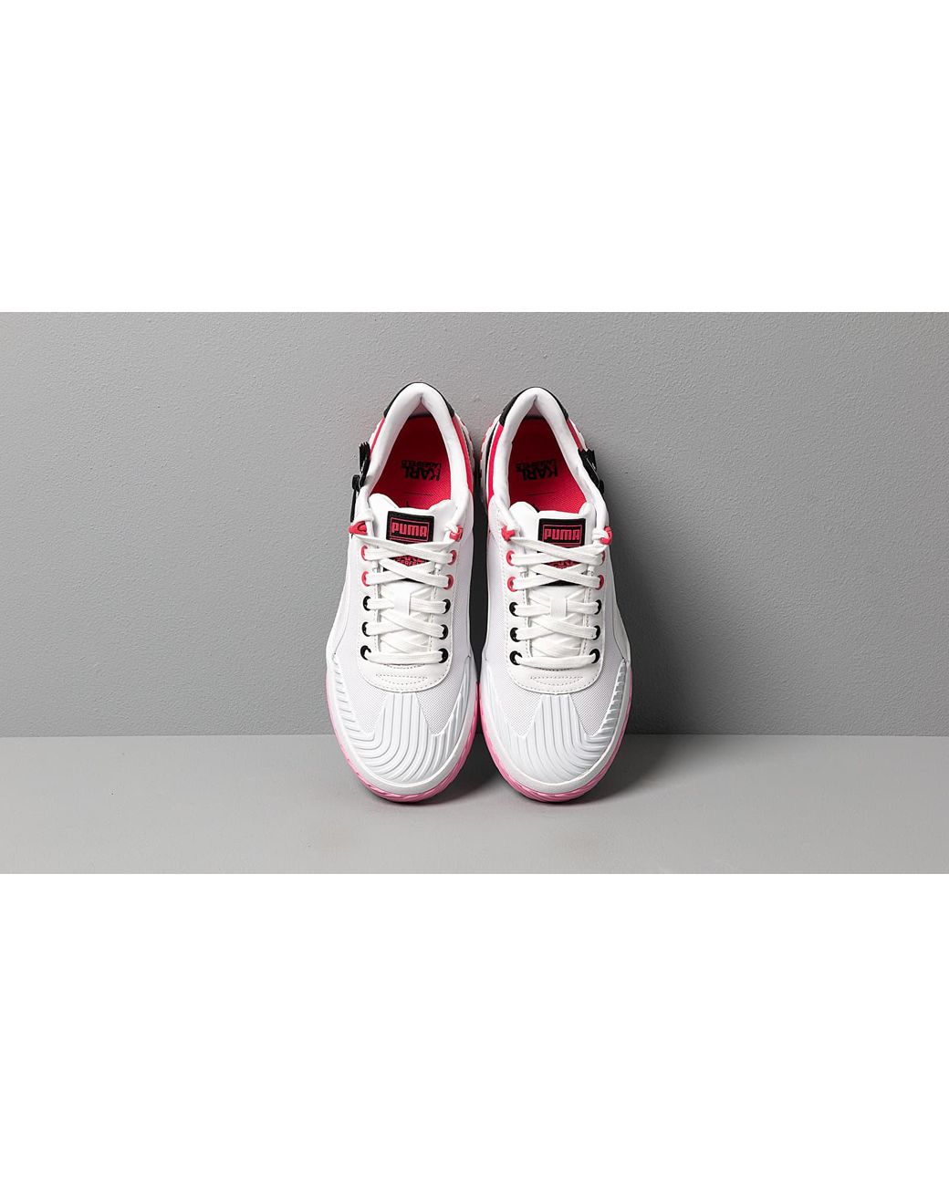 PUMA Leather X Karl Lagerfeld Cali Sneakers in White | Lyst