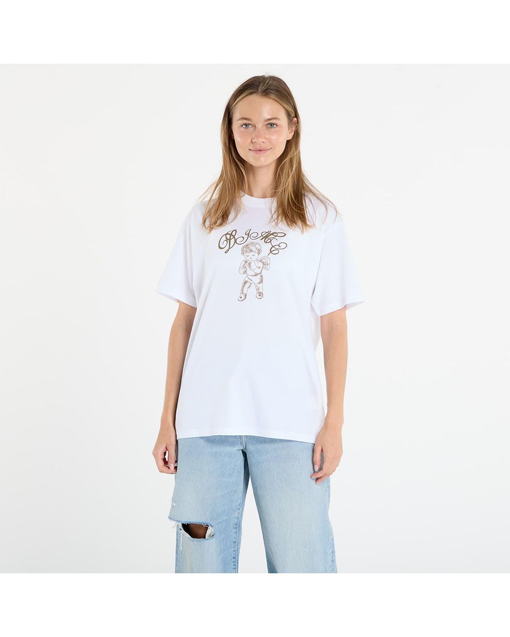 Dime T-Shirt Fighter T-Shirt in het White
