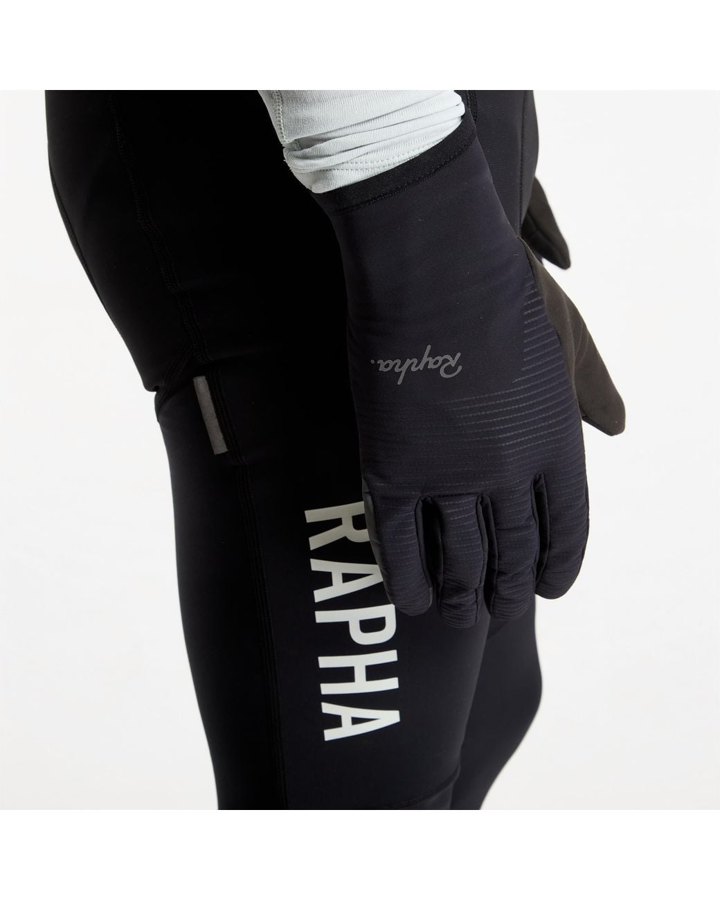 Rapha Black Gloves Thermal Gloves/ Dark