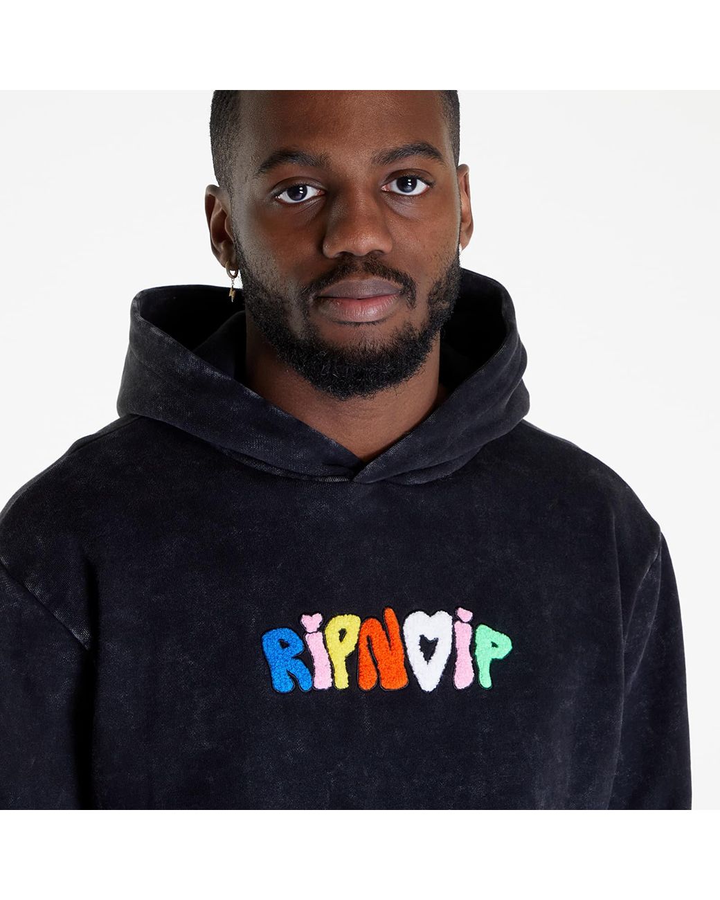 Black sales ripndip hoodie