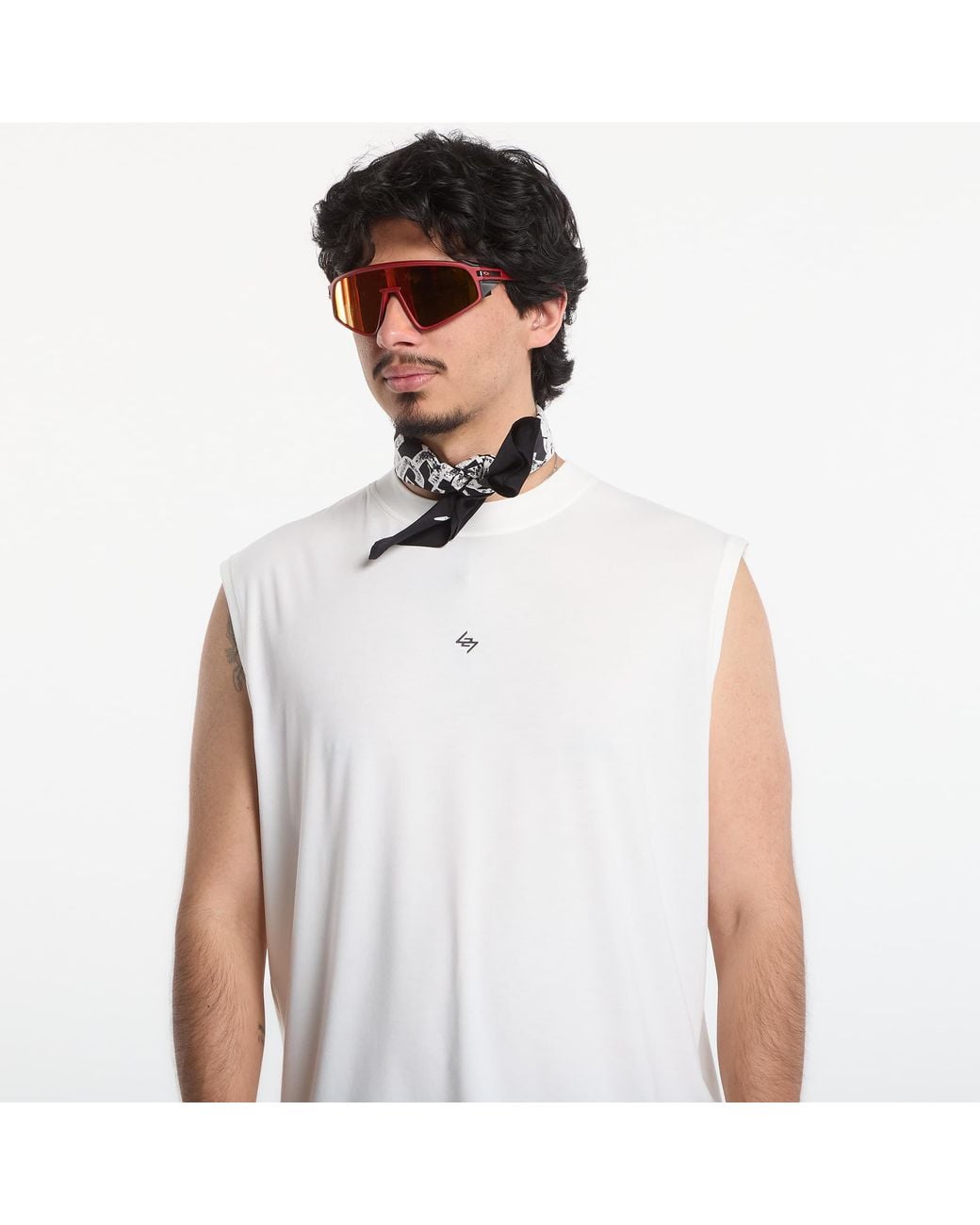 Represent 247 Dna Oversized Tank in het White