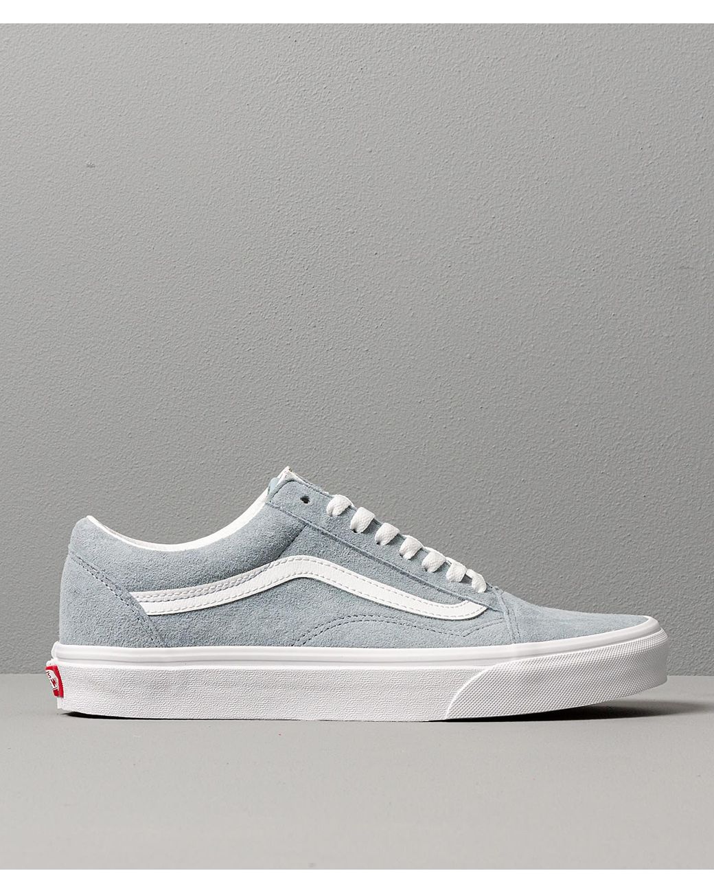 Vans Old Skool (pig Suede) Blue Fog/ True White in Black | Lyst