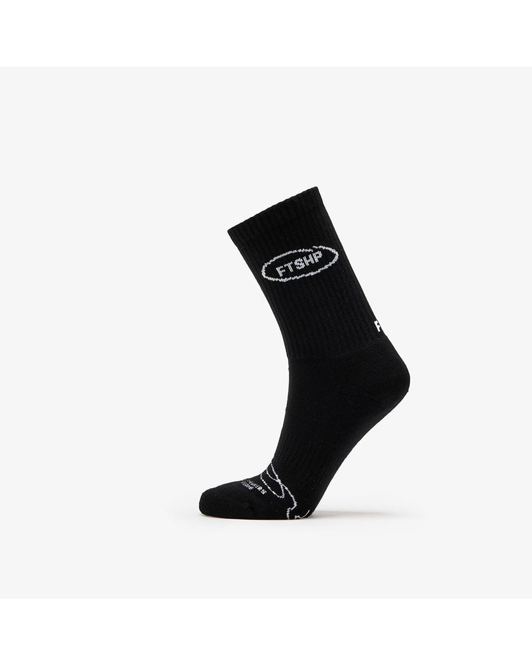 FTSHP Black Socken Footshop Basic Crew Socks 3-Pack