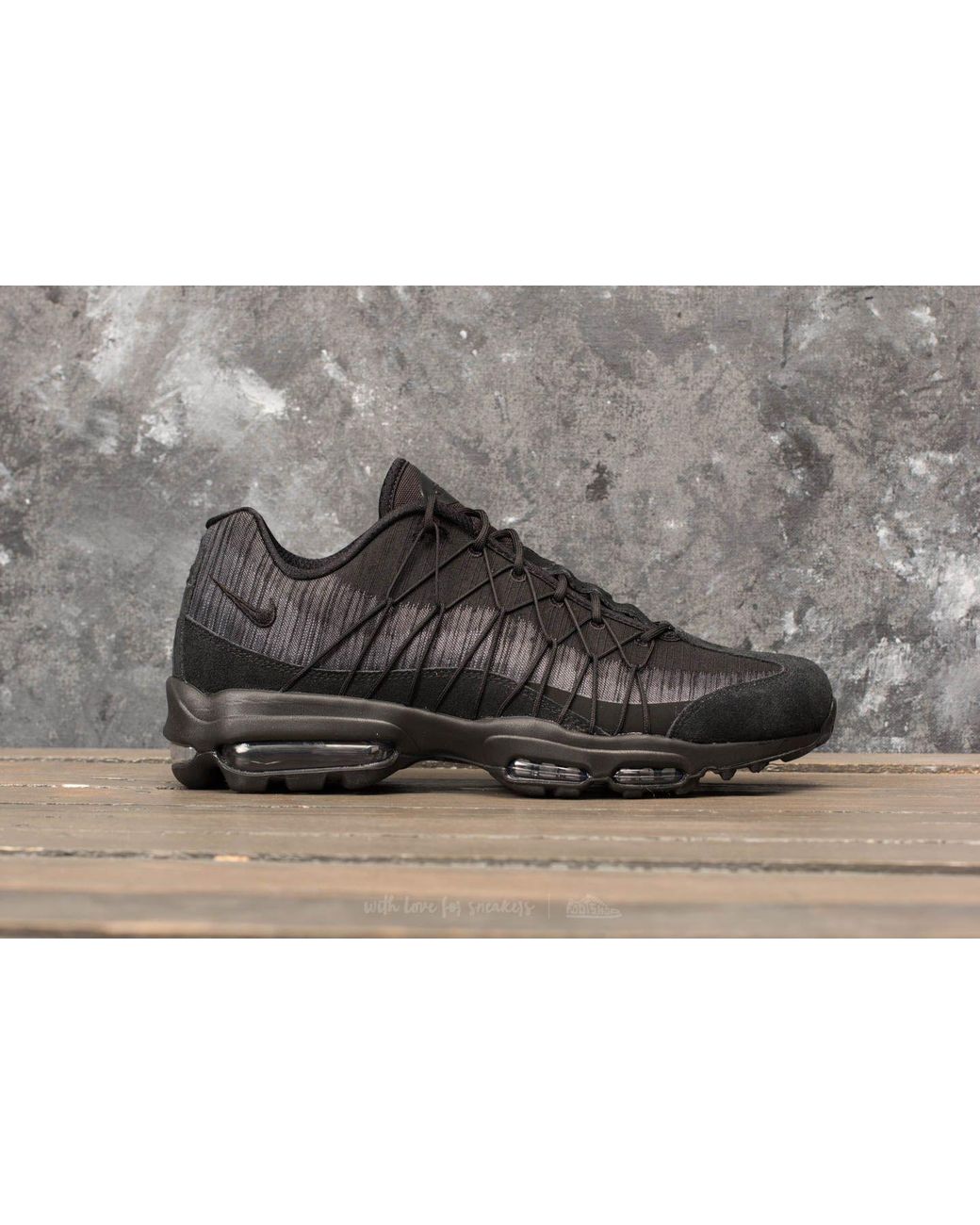 Nike Rubber Air Max 95 Ultra Jacquard Black/ Anthracite-cool Grey in Gray  for Men | Lyst