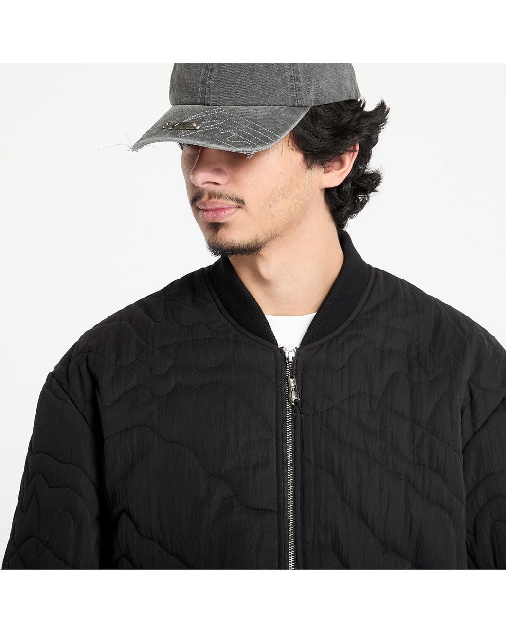 Giacca Lining Quilted Jacket di FTSHP in Black
