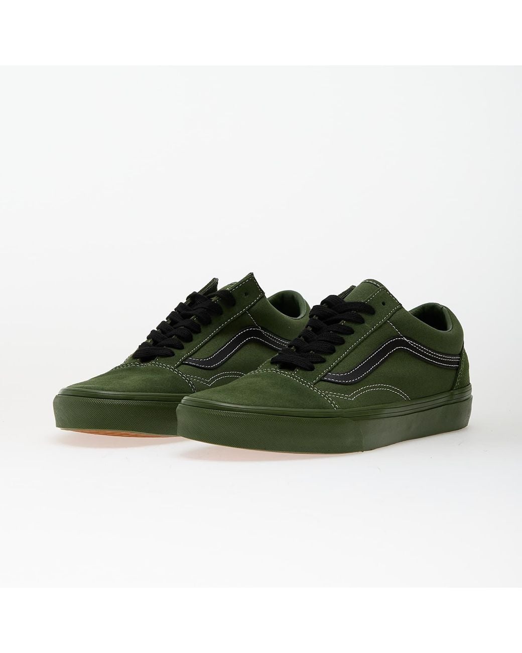 Vans Green Old Skool Sidewall Sneakers