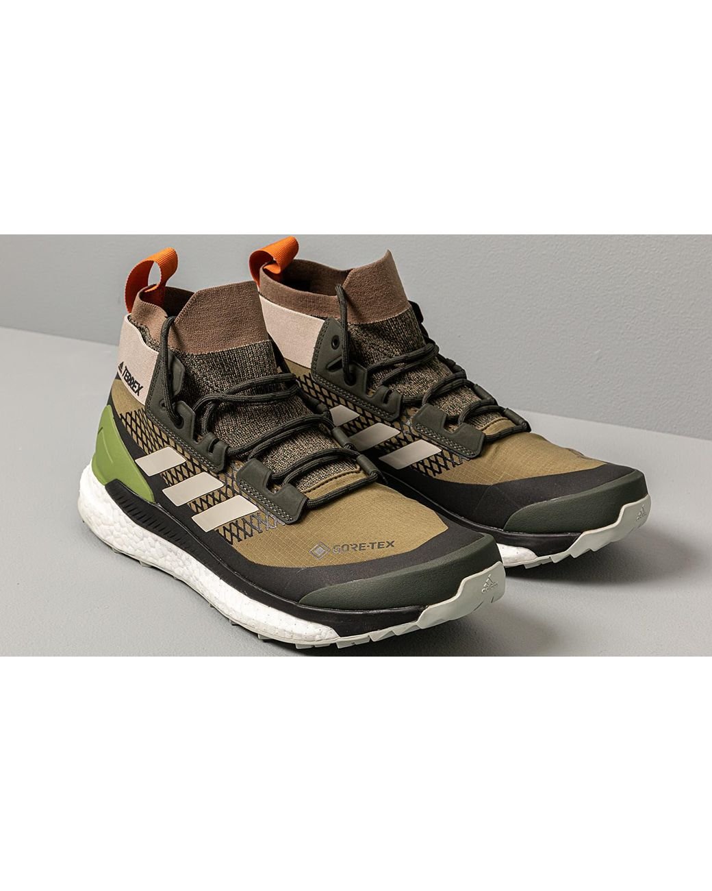 adidas Originals Adidas Terrex Free Hiker Gtx Raw Khaki/ Sesame/ Tech Olive  in Green for Men | Lyst