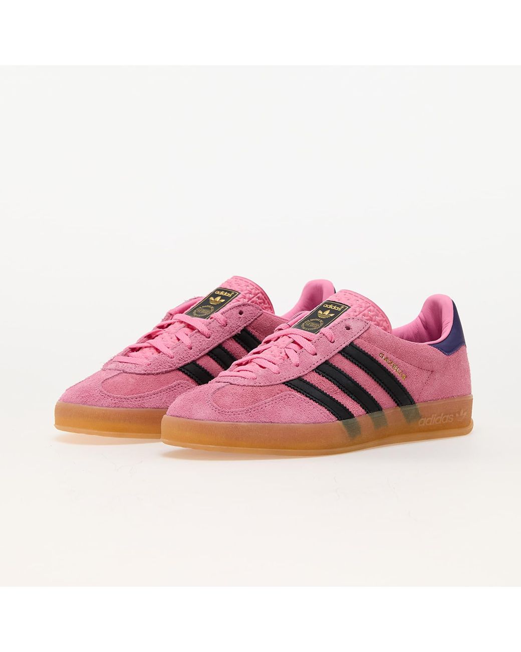 Adidas Adidas Originelen Sneaker Gazelle Indoor Bliss Roze/kern Zwart/collegiaal Paars in het Multicolor