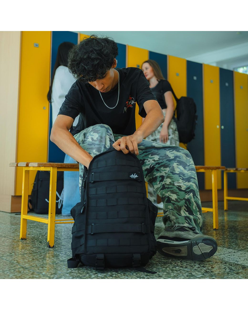 FTSHP Black Rucksack Tactical Backpack