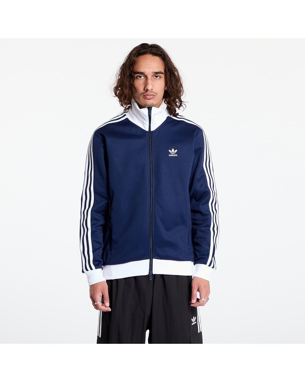 Adidas Originals Jas Adidas Adicolor Classic Beckenbauer Track Top in het Blue voor heren