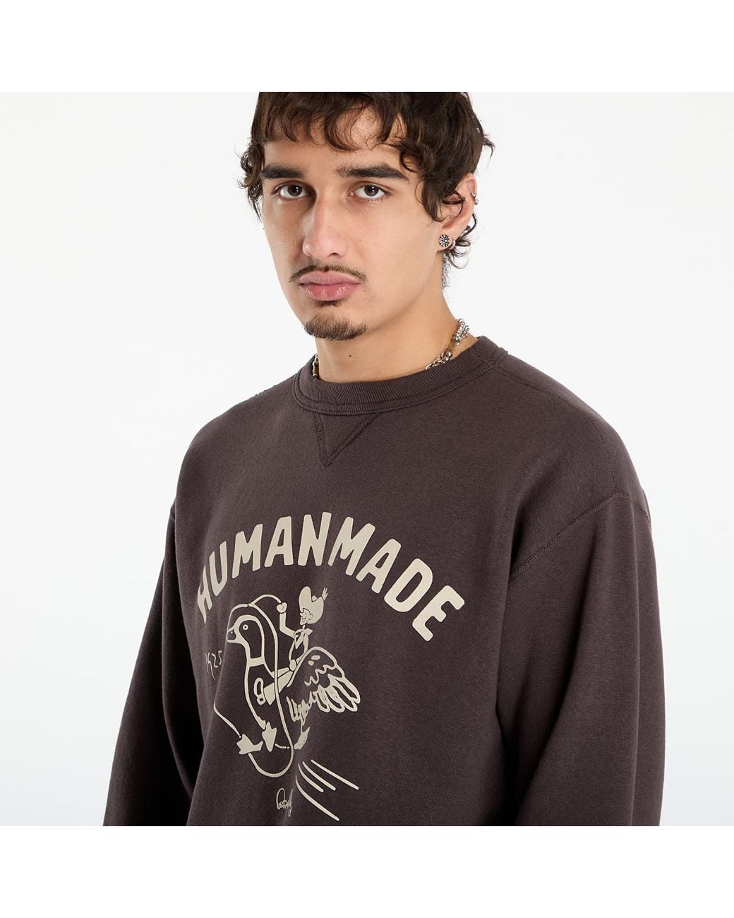 Human Made Sweatshirt Tsuriami Sweatshirt 2 in Brown for Men Human Made Sweatshirt Tsuriami Sweatshirt 2 in Brown for Men