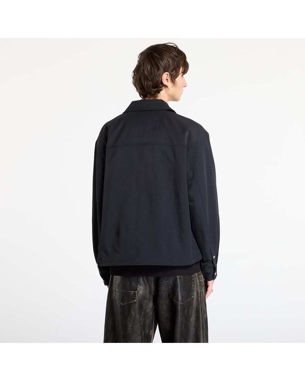 Represent Black Jacket Nylon Shirt for men