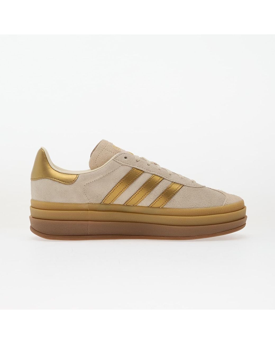 Adidas Originals Sneakers Adidas Gazelle Bold Cream/ Cream/ Desert Eur in het Natural